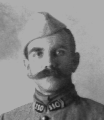 Photographie d'un soldat inconnu, détail de son col